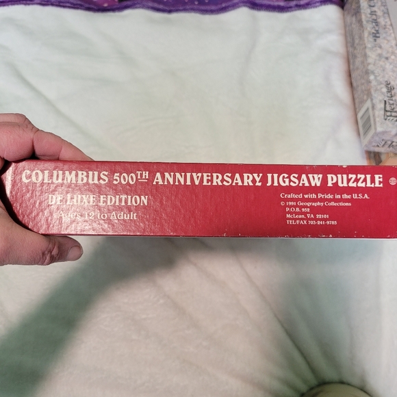 Vintage Christopher Columbus puzzle of Columbus Taking Possession - Picture 7 of 12